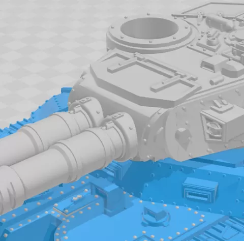 Macharius turret - WH40k