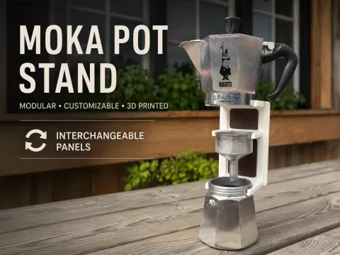Moka Pot Drying & Display Stand - Sall of Standing
