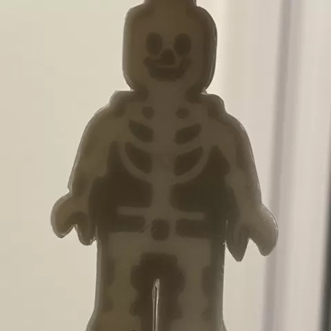 Lego Minifig Lithophane Keychain