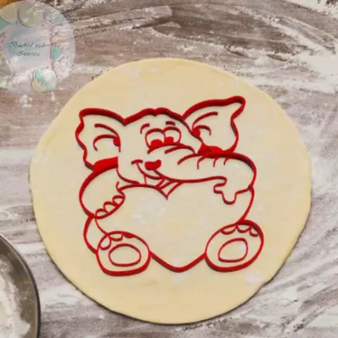 elephant cookie cutter
