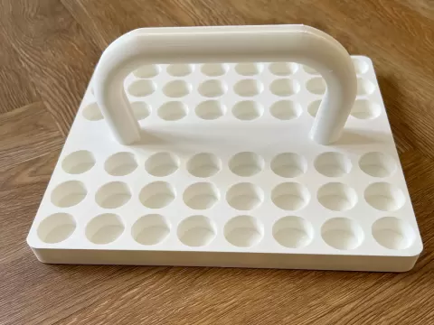 LDS Sacrament tray for separate bread pieces.