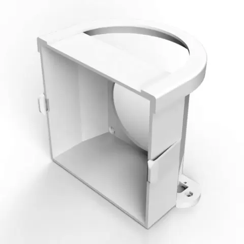 Alternative HEPA H13 holder for Ultimaker 3 & 3 Ext, Ultimaker S3 & S5, compatible with Accante hood