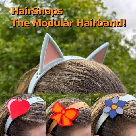 HairSnaps, The Modular Hairband!