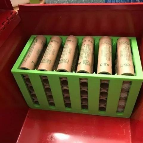 18mm model rocket engine storage box