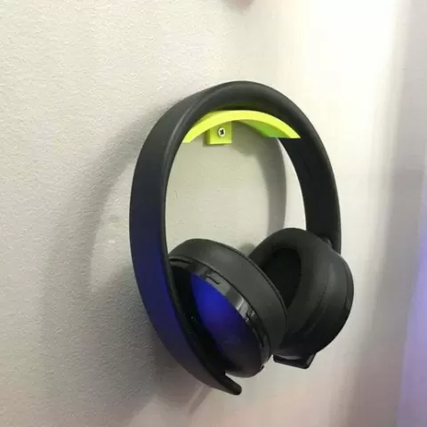 Wall headphones support