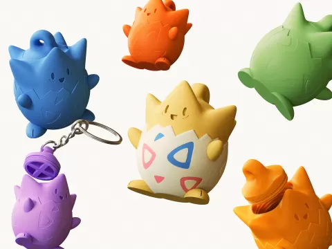 Togepi Keychain Container