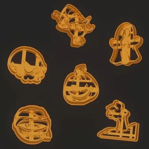 Halloween cookie cutters