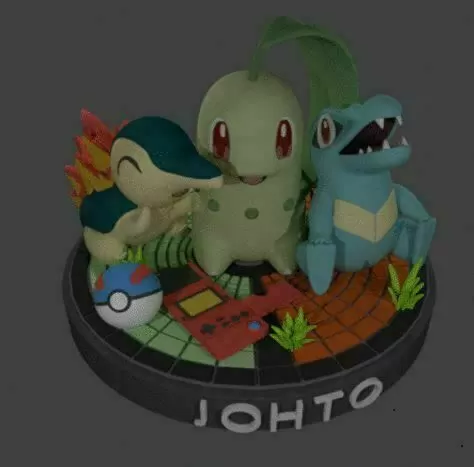 Pokemon starters jhoto