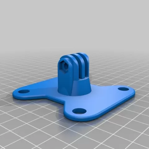3DR Solo static camera mount compatible with GoPro accesories