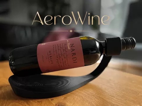 Floating Wine Bottle Holder | Elegant Holder