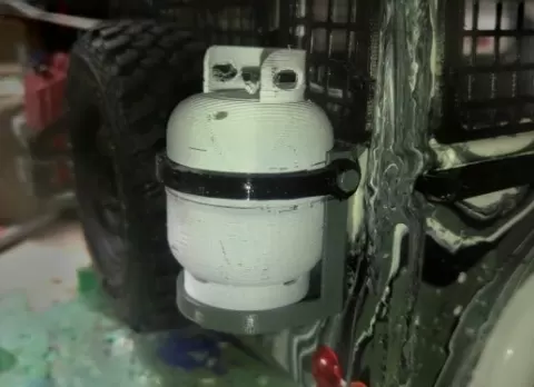 RC Scale Propane and Mount