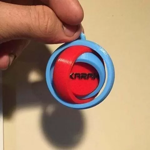 Customizable Gyro Keychain