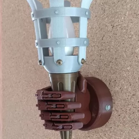 Medieval style wall light