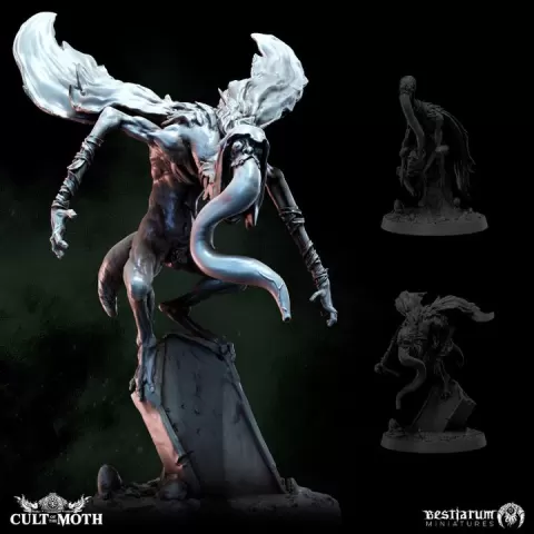 Moth Acolyte Metamorphs x3 | Cult of the Moth | Insect Mutants by Bestiarum Miniatures
