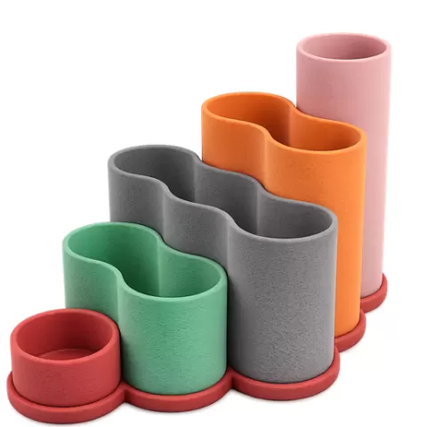 VASE Organischer Zylinder‑Turm – PLA/PETG Fuzzy‑Skin Edition Organic Cylinder Tower – PLA/PETG Fuzzy‑Skin Edition
