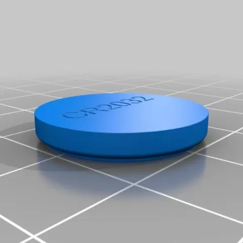 CR2032 coin battery model