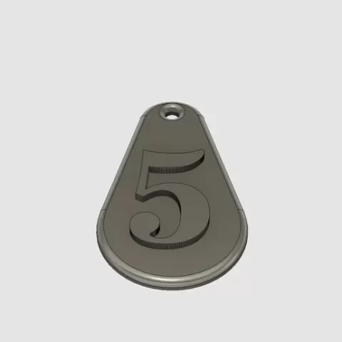 Digit 5 Key Fob