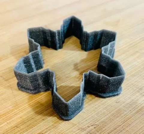 Cookie cutter Snowflake