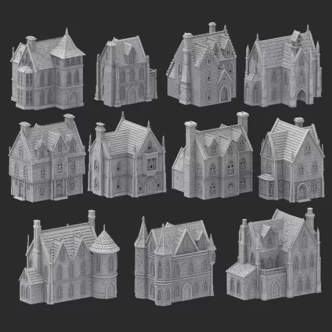 Gothic Architecture - x11 Buildings by Proxywars