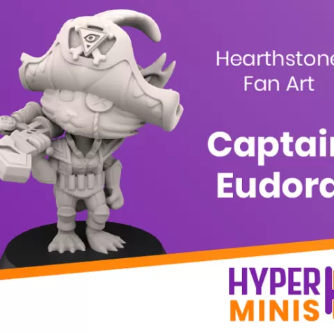 Chibi Captain Eudora | Hearthstone Fan Art