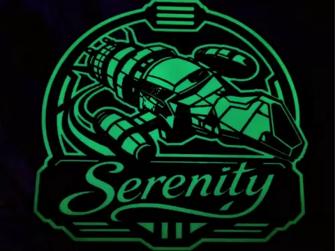 Serenity Firefly Wall Art Plate