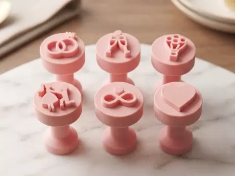 Kit Carimbos para Doces brigadeiro casamento