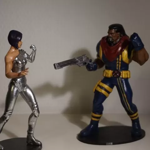 X-men Diorama: Bishop vs Arclight