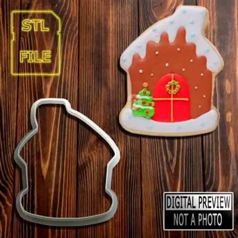 COOKIE CUTTER - CHRISTMAS HOUSE MODEL