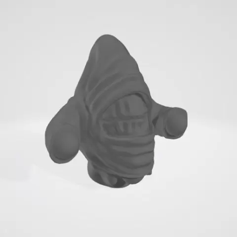 Mouthy Alien Head