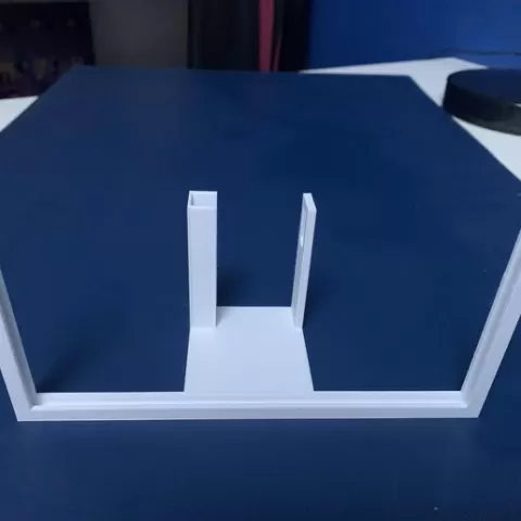 Flat lithophane support