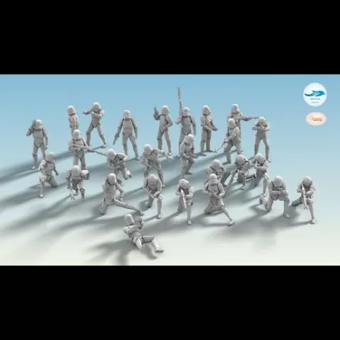 26 Figure Stormtrooper Set