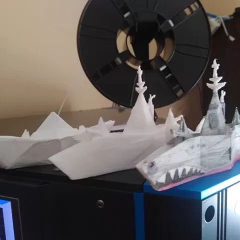Futuristic Frigate