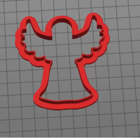 Angel cookie and gingerbread cutter