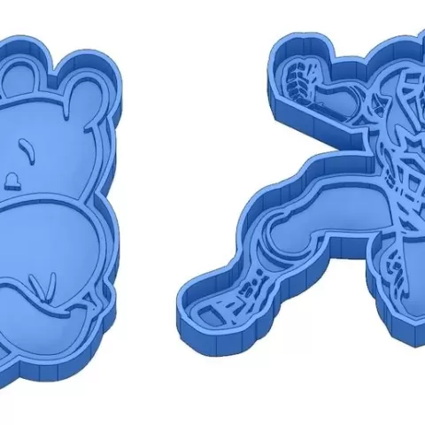 Biscuit Moulds - Captain América - Superman -Spiderman - Winnie the pooh - Winnie the pooh - Cookie cutter - Cookie cutter- Biscuit cutter