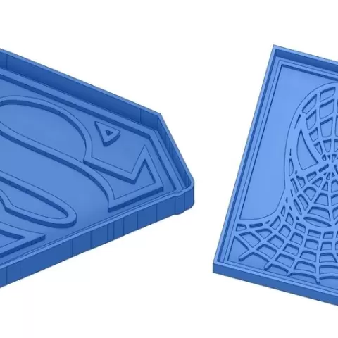 Biscuit Moulds - Captain América - Superman -Spiderman - Winnie the pooh - Winnie the pooh - Cookie cutter - Cookie cutter- Biscuit cutter