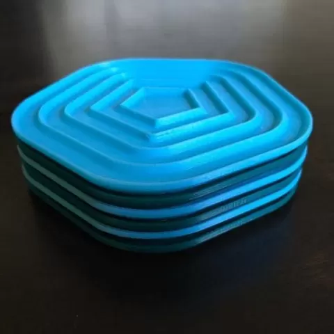 Stacking No-Stick Coasters