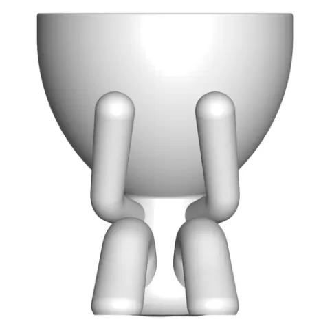 MACETA FLORERO ROBERT PLANT - POT GLASS ROBERT SABIOS NO VE - THE POT GLASS ROBERT SABIOS DOES NOT SEE