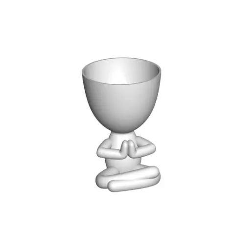 YOGA JARRÓN MACETA ROBERT 17 x 2 unid. - YOGA VASE FLOWERPOT ROBERT 17 x 2 unid.