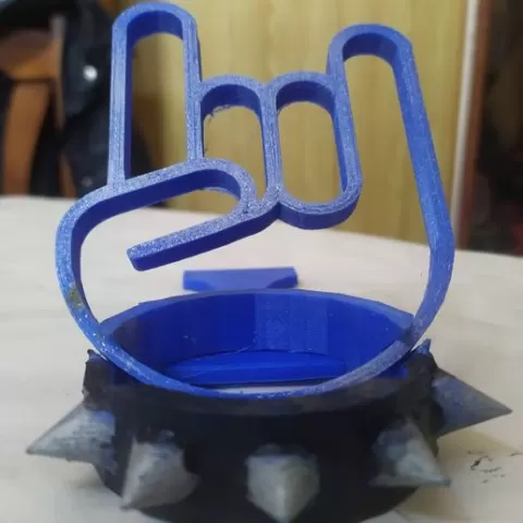 phone stand hand rock