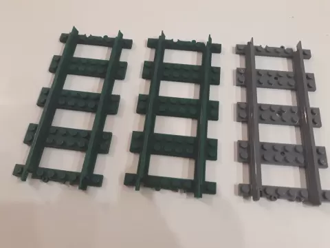 Lego City Train Straight Track Rail