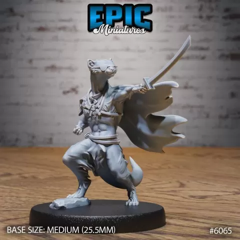 Otterfolk Pirate Brave / Otter Folk Corsair / Humanoid Animal Smuggler Warrior / Sea Robber / Water Bandit / Ocean Marten Creature / Merfolk Beast Encounter by Epic-Miniatures