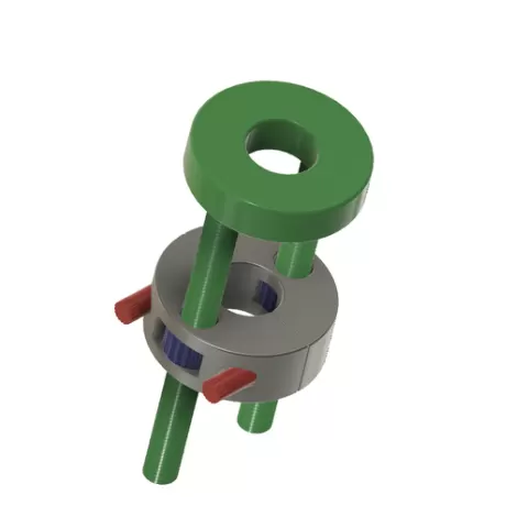 Ball Bruiser Stretcher Cock Ball Scrotum Penis Fixation Bondage Male Chastity device ball holder bbs-04 3d print cnc
