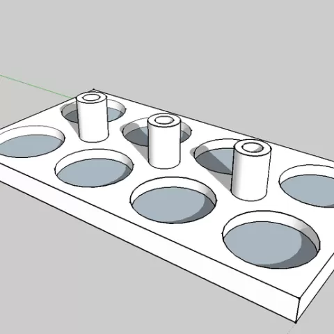 Paint pot and brush holder