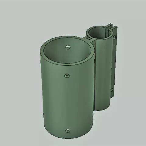 Lasser mount for pellet gun