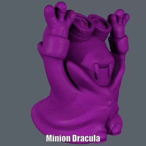 Minion Dracula (Easy print no support)