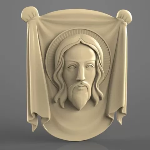 Face jesus cnc art 3D model