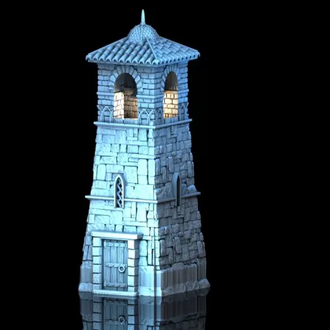 Bell Tower - Medieval Town Set by Adrian