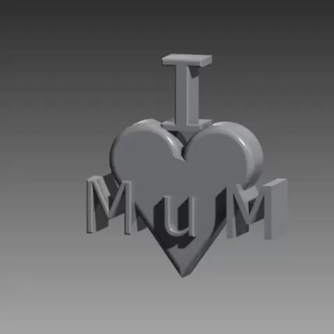 "I Love Mum"