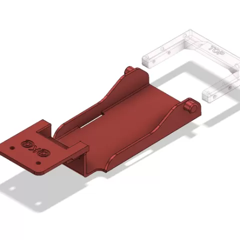 TRX4 lowCG battery tray not include back rack