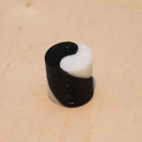 Parametric Yin Yang Cylinder